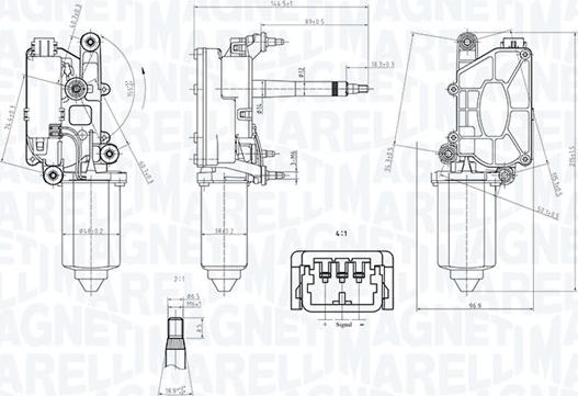 Magneti Marelli 064070500010 - Motore tergicristallo autozon.pro