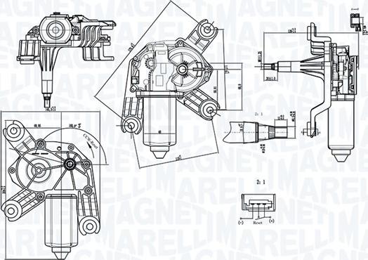 Magneti Marelli 064070800010 - Motore tergicristallo autozon.pro