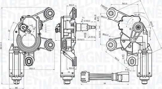 Magneti Marelli 064073100010 - Motore tergicristallo autozon.pro