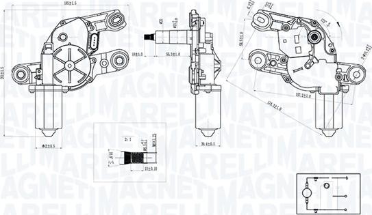 Magneti Marelli 064073300010 - Motore tergicristallo autozon.pro