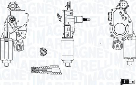 Magneti Marelli 064072900010 - Motore tergicristallo autozon.pro