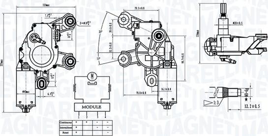 Magneti Marelli 064072300010 - Motore tergicristallo autozon.pro