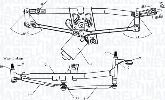 Magneti Marelli 064351752010 - Dispositivo lavavetri autozon.pro