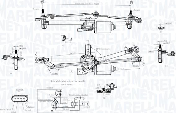 Magneti Marelli 064351768010 - Dispositivo lavavetri autozon.pro