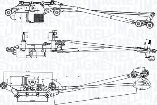 Magneti Marelli 064351731010 - Dispositivo lavavetri autozon.pro