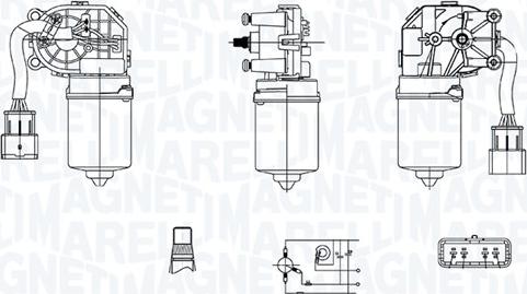 Magneti Marelli 064375900010 - Motore tergicristallo autozon.pro