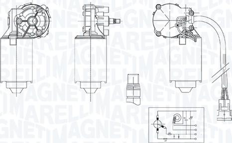 Magneti Marelli 064375500010 - Motore tergicristallo autozon.pro