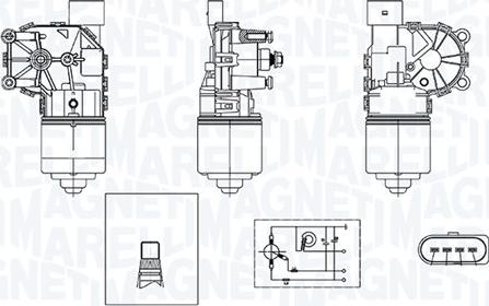 Magneti Marelli 064376090010 - Motore tergicristallo autozon.pro