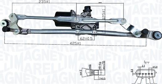 Magneti Marelli 064376100010 - Dispositivo lavavetri autozon.pro