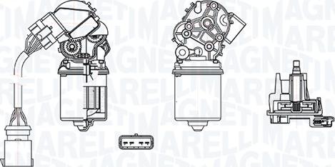 Magneti Marelli 064371400010 - Motore tergicristallo autozon.pro