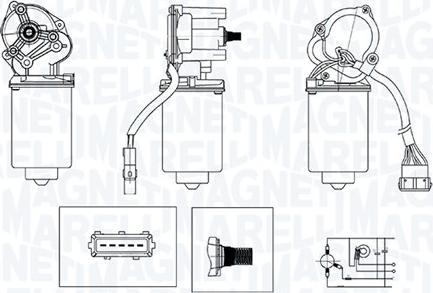 Magneti Marelli 064371300010 - Motore tergicristallo autozon.pro