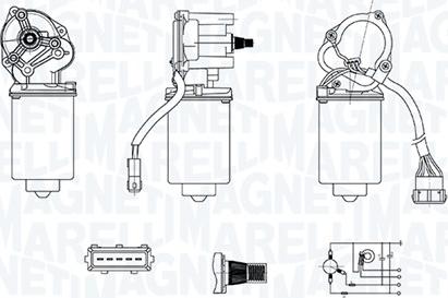 Magneti Marelli 064378600010 - Motore tergicristallo autozon.pro