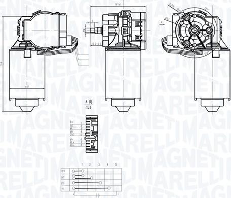 Magneti Marelli 064373400010 - Motore tergicristallo autozon.pro