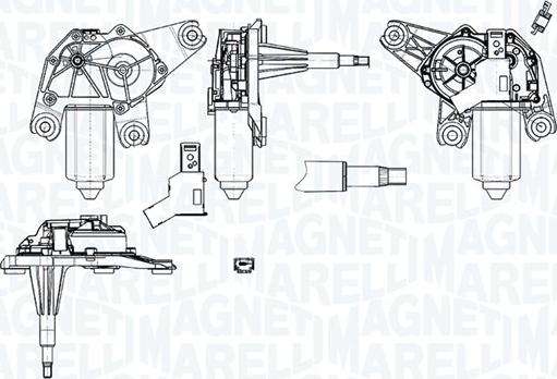 Magneti Marelli 064372900010 - Motore tergicristallo autozon.pro