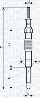 Magneti Marelli 062900034304 - Candeletta autozon.pro