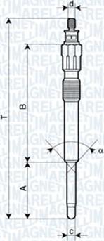 Magneti Marelli 060900480606 - Candeletta autozon.pro