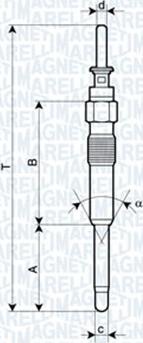 Magneti Marelli 062900023304 - Candeletta autozon.pro