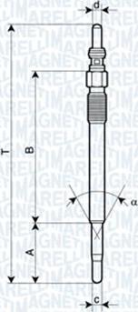 Magneti Marelli 060900640606 - Candeletta autozon.pro