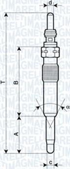 Magneti Marelli 060900680606 - Candeletta autozon.pro