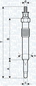 Magneti Marelli 060900040606 - Candeletta autozon.pro