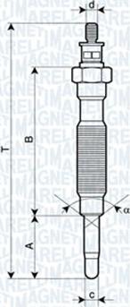 Magneti Marelli 062900072304 - Candeletta autozon.pro