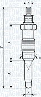 Magneti Marelli 062900010304 - Candeletta autozon.pro