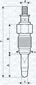 Magneti Marelli 062900056304 - Candeletta autozon.pro