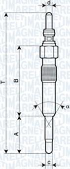 Magneti Marelli 060900020606 - Candeletta autozon.pro