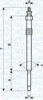 Magneti Marelli 060900070606 - Candeletta autozon.pro