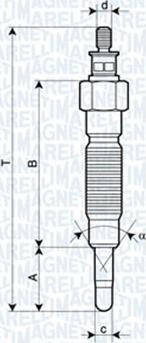 Magneti Marelli 060900190606 - Candeletta autozon.pro