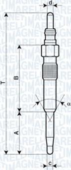 Magneti Marelli 060900120606 - Candeletta autozon.pro