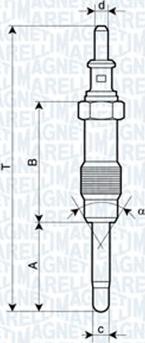 Magneti Marelli 060900330606 - Candeletta autozon.pro