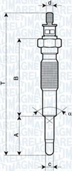 Magneti Marelli 062900063304 - Candeletta autozon.pro