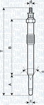 Magneti Marelli 060900220606 - Candeletta autozon.pro