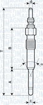 Magneti Marelli 062900085304 - Candeletta autozon.pro