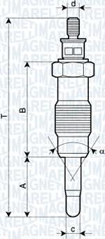 Magneti Marelli 060900700606 - Candeletta autozon.pro