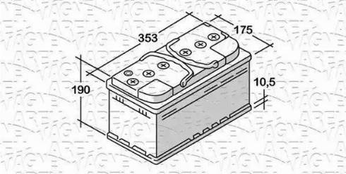 Magneti Marelli 068100085010 - Batteria avviamento autozon.pro