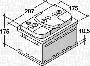 Magneti Marelli 068044042030 - Batteria avviamento autozon.pro