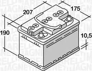 Magneti Marelli 068040033020 - Batteria avviamento autozon.pro