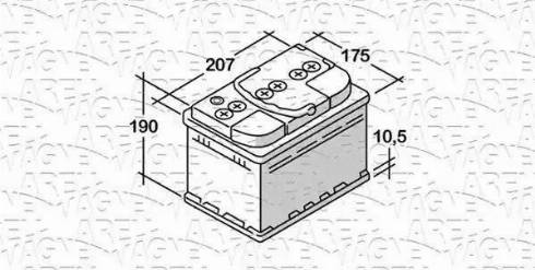 Magneti Marelli 068054051010 - Batteria avviamento autozon.pro