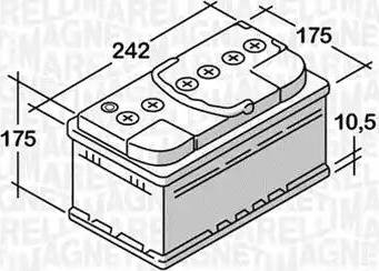 Magneti Marelli 068050051030 - Batteria avviamento autozon.pro