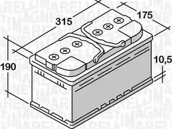 Magneti Marelli 068080060010 - Batteria avviamento autozon.pro