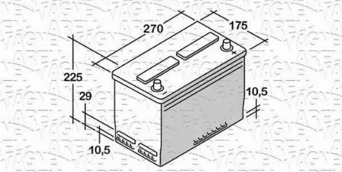 Magneti Marelli 068070054010 - Batteria avviamento autozon.pro