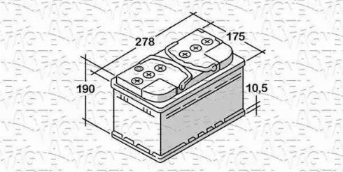 Magneti Marelli 068072072010 - Batteria avviamento autozon.pro