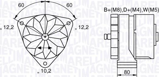 Magneti Marelli 063534699820 - Alternatore autozon.pro