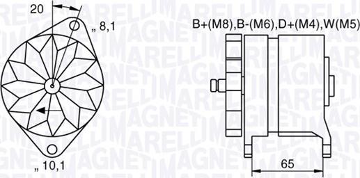 Magneti Marelli 063534681400 - Alternatore autozon.pro