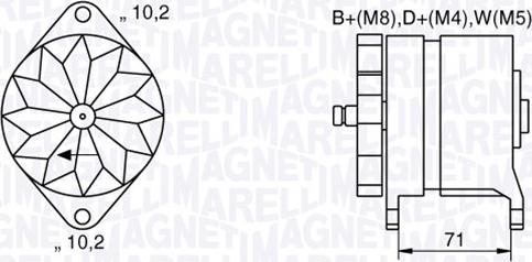 Magneti Marelli 063534681240 - Alternatore autozon.pro