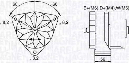 Magneti Marelli 063534897070 - Alternatore autozon.pro