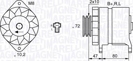 Magneti Marelli 063532621010 - Alternatore autozon.pro