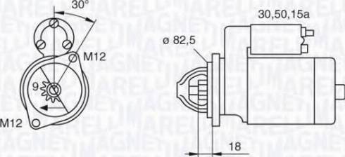 Magneti Marelli 063521070680 - Motorino d'avviamento autozon.pro